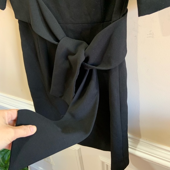 Alice + Olivia Virgil Boat Neck Wrap Dress - Picture 4 of 7